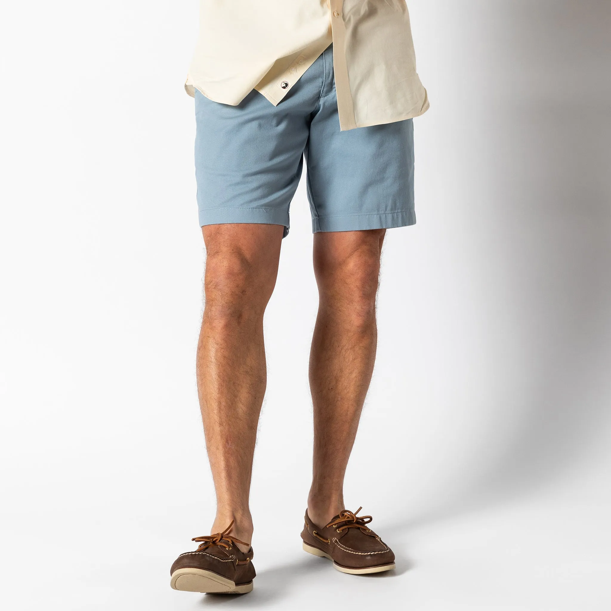 9" Gold School Chino Short - River Blue