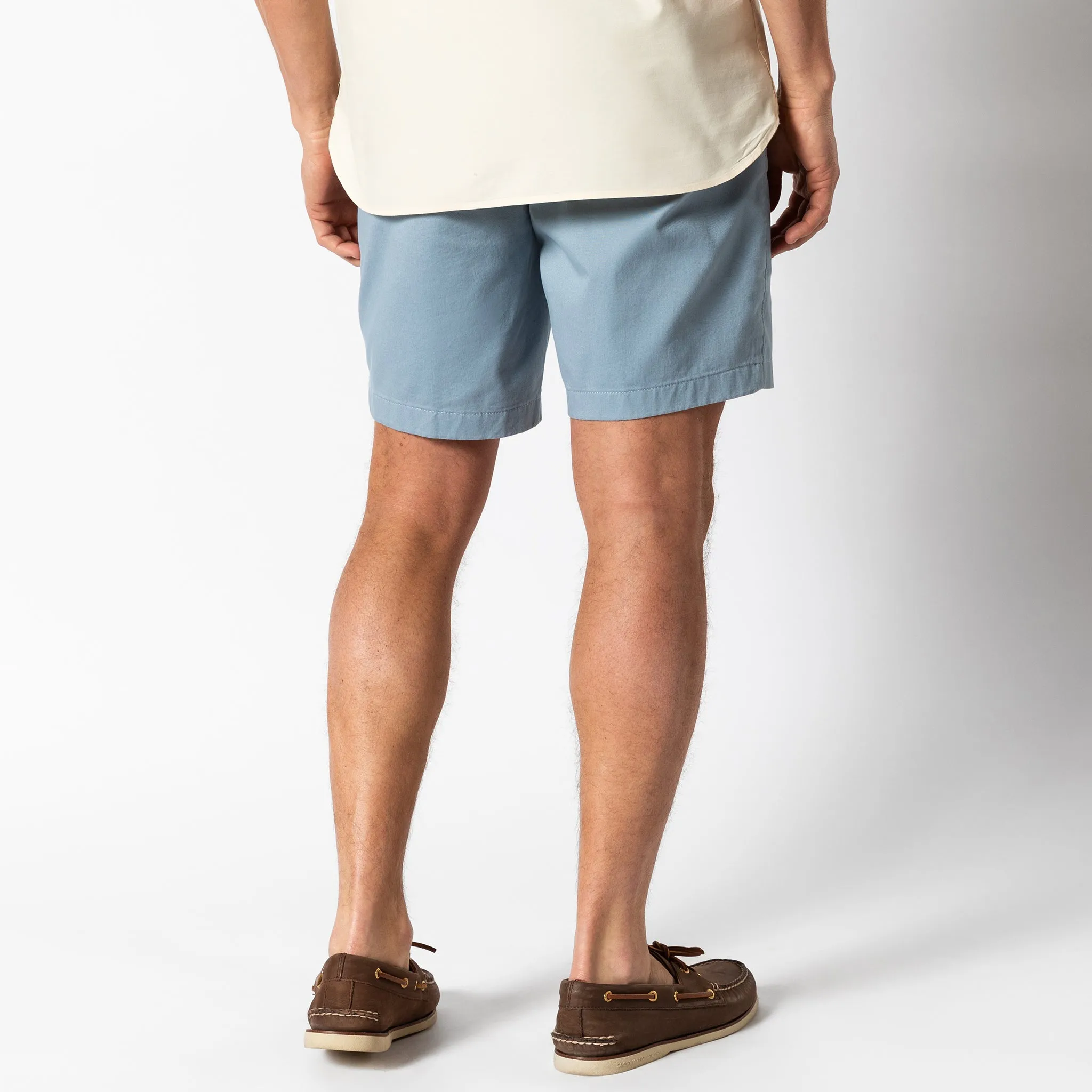 9" Gold School Chino Short - River Blue