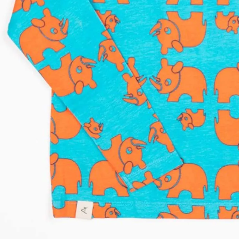 Alba Of Denmark All You Need Rhino Top - Barrier Reef Blue
