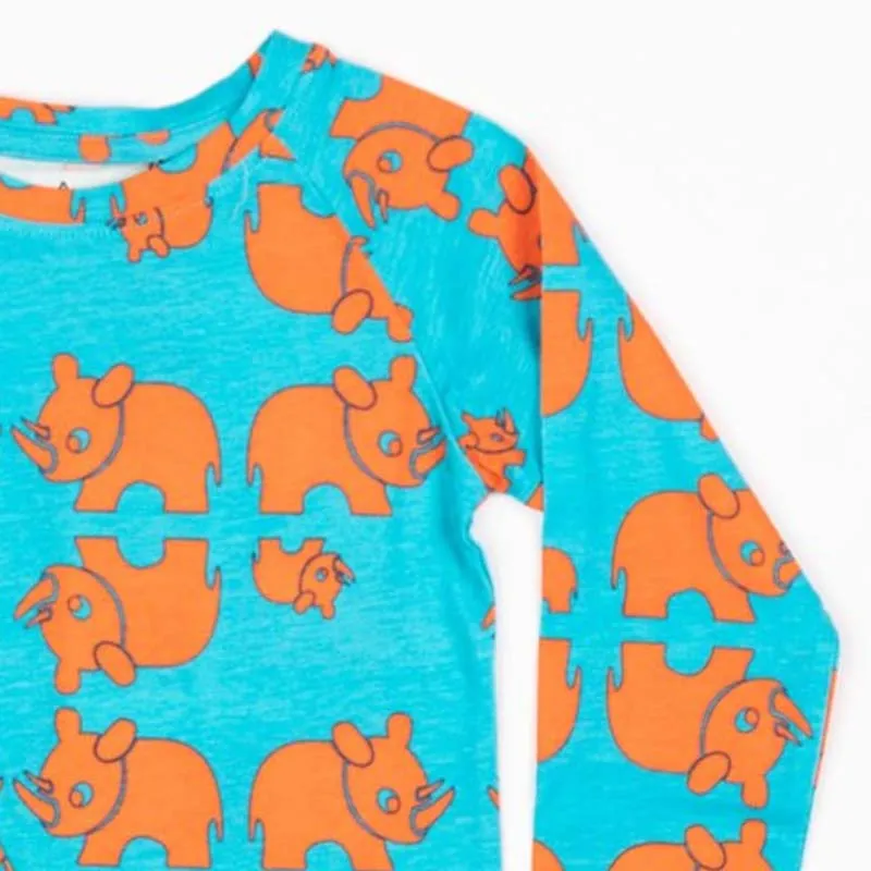Alba Of Denmark All You Need Rhino Top - Barrier Reef Blue