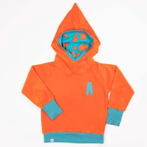 Alba Of Denmark Habian Hoodie - Dragon Fire Orange - Velour