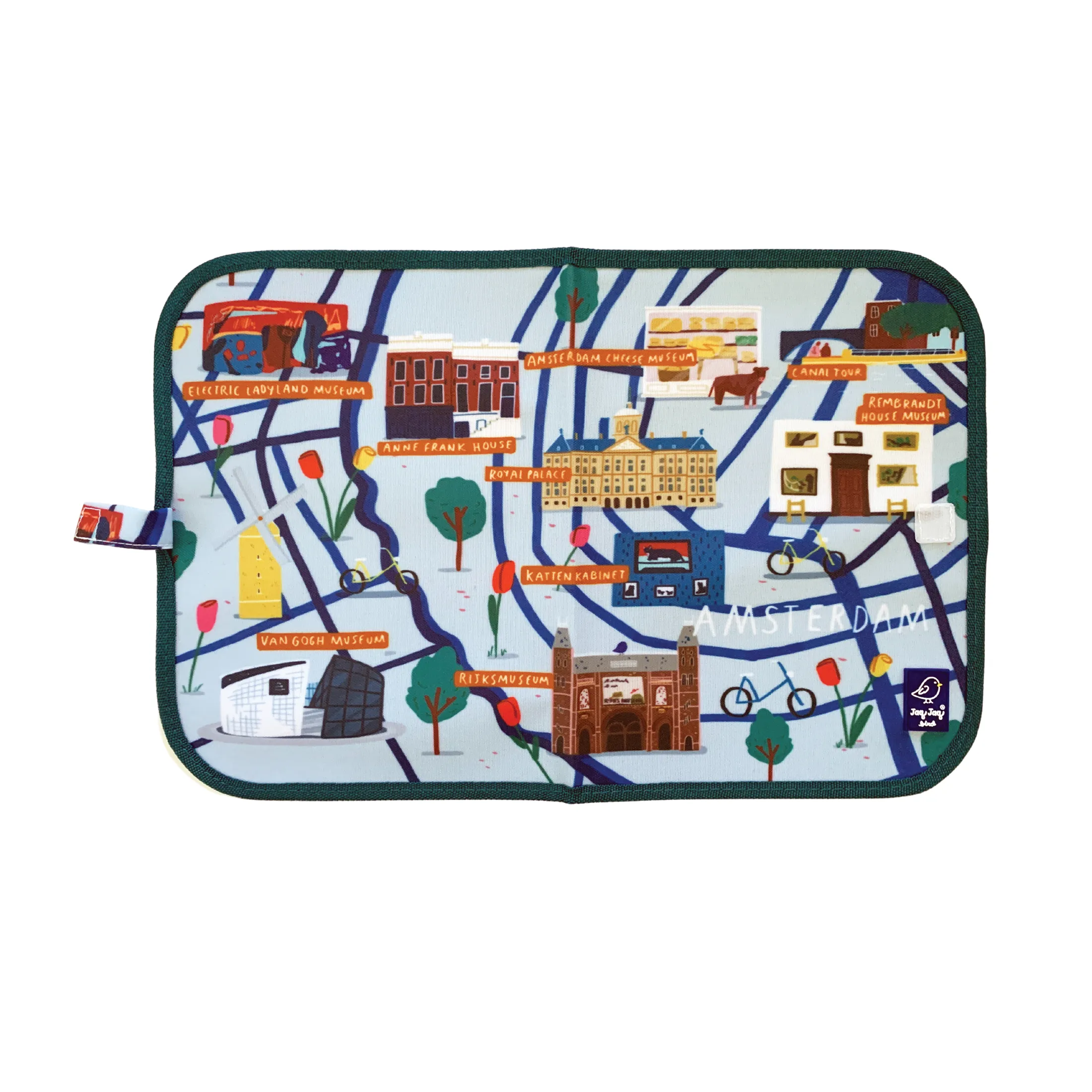 Amsterdam  Dry Erase Wipe Fold   Go  Place Mat  and Chalk Mat