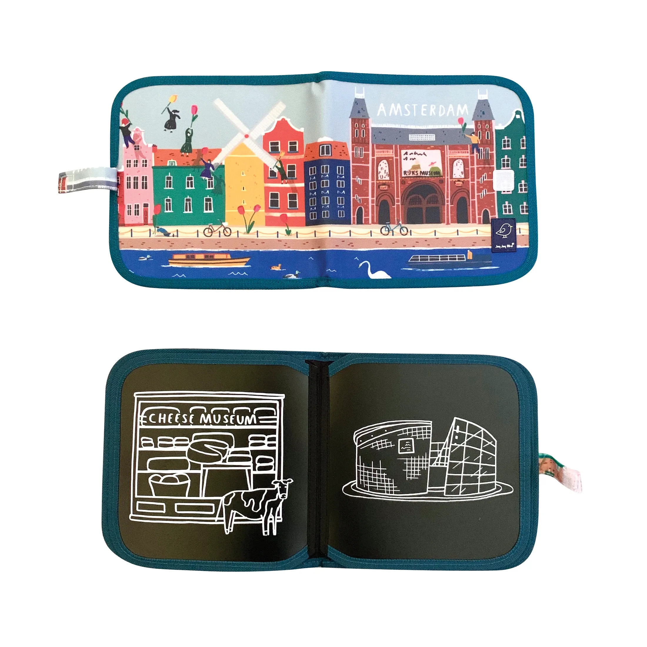 Amsterdam Reusable Dry Erase, Wipe Clean Activity Book