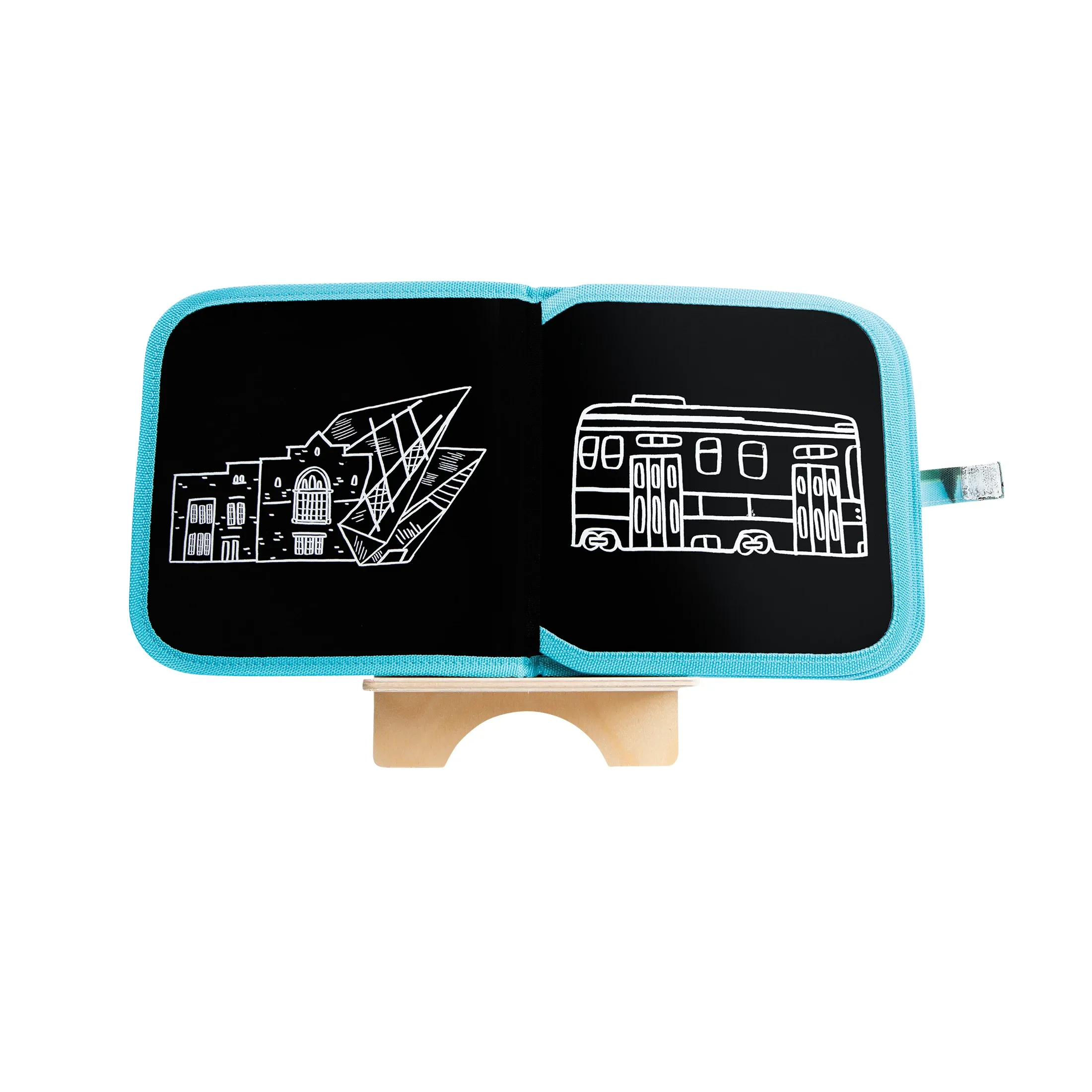 Amsterdam Reusable Dry Erase, Wipe Clean Activity Book