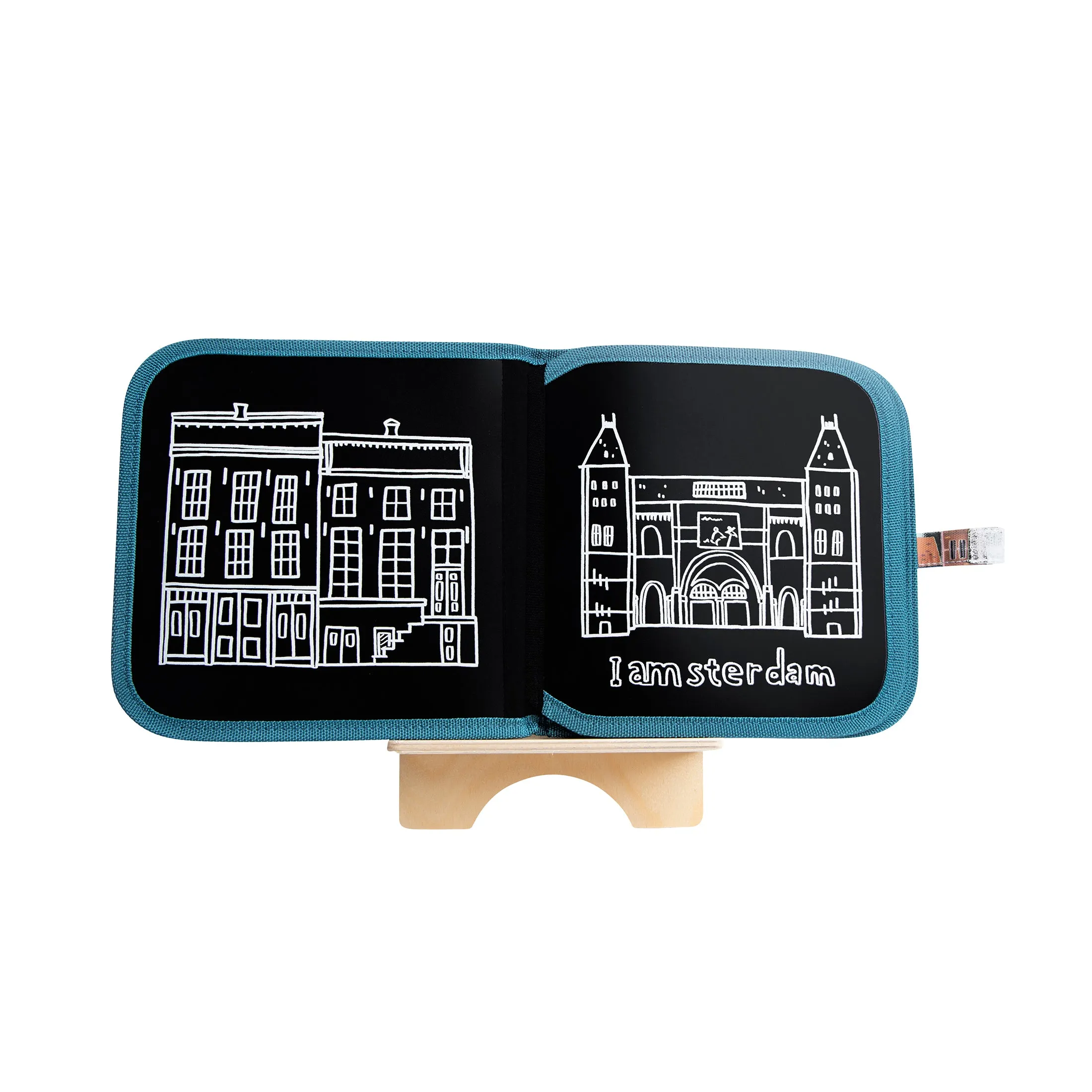 Amsterdam Reusable Dry Erase, Wipe Clean Activity Book