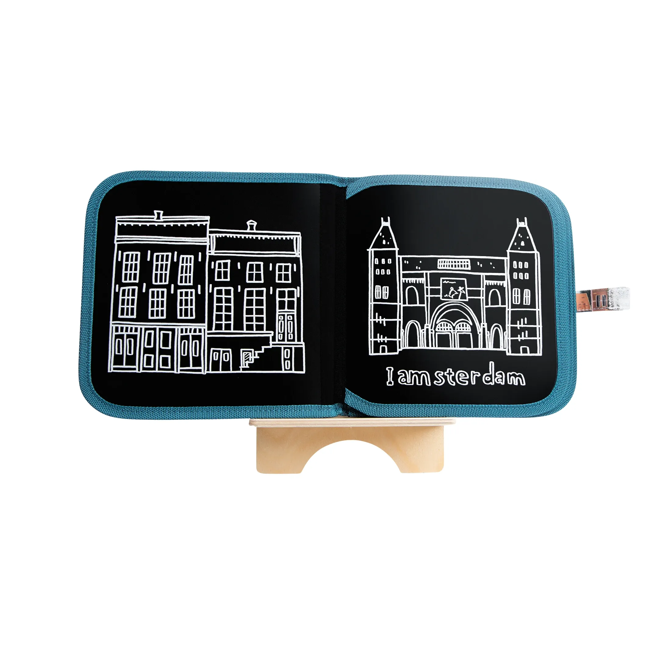 Amsterdam Reusable Dry Erase, Wipe Clean Activity Book