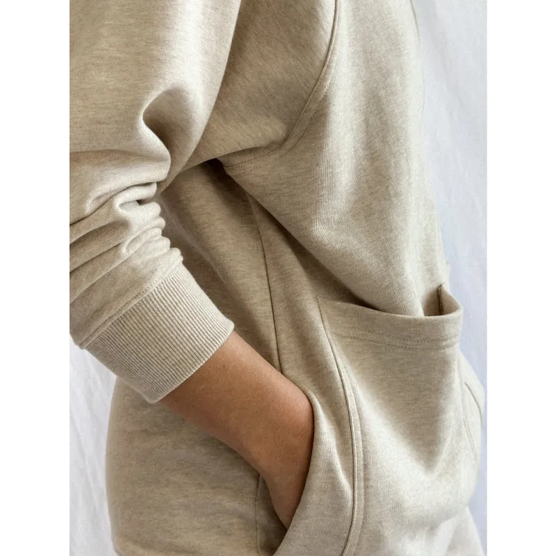 Ana   Zac Half Zip Oatmeal