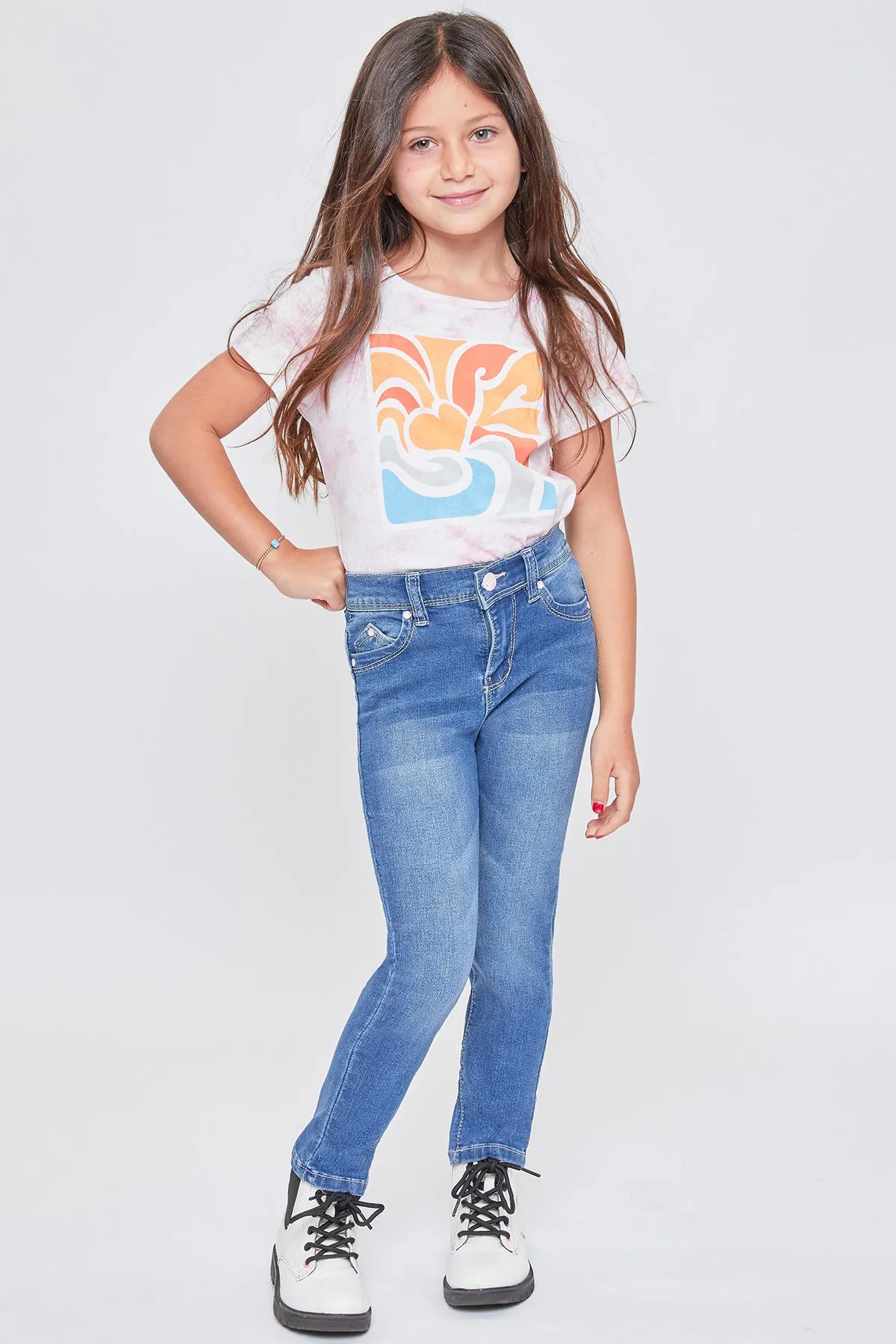 Baby Girls WannaBettaFit Sustainable Skinny Jean, Pack of 4