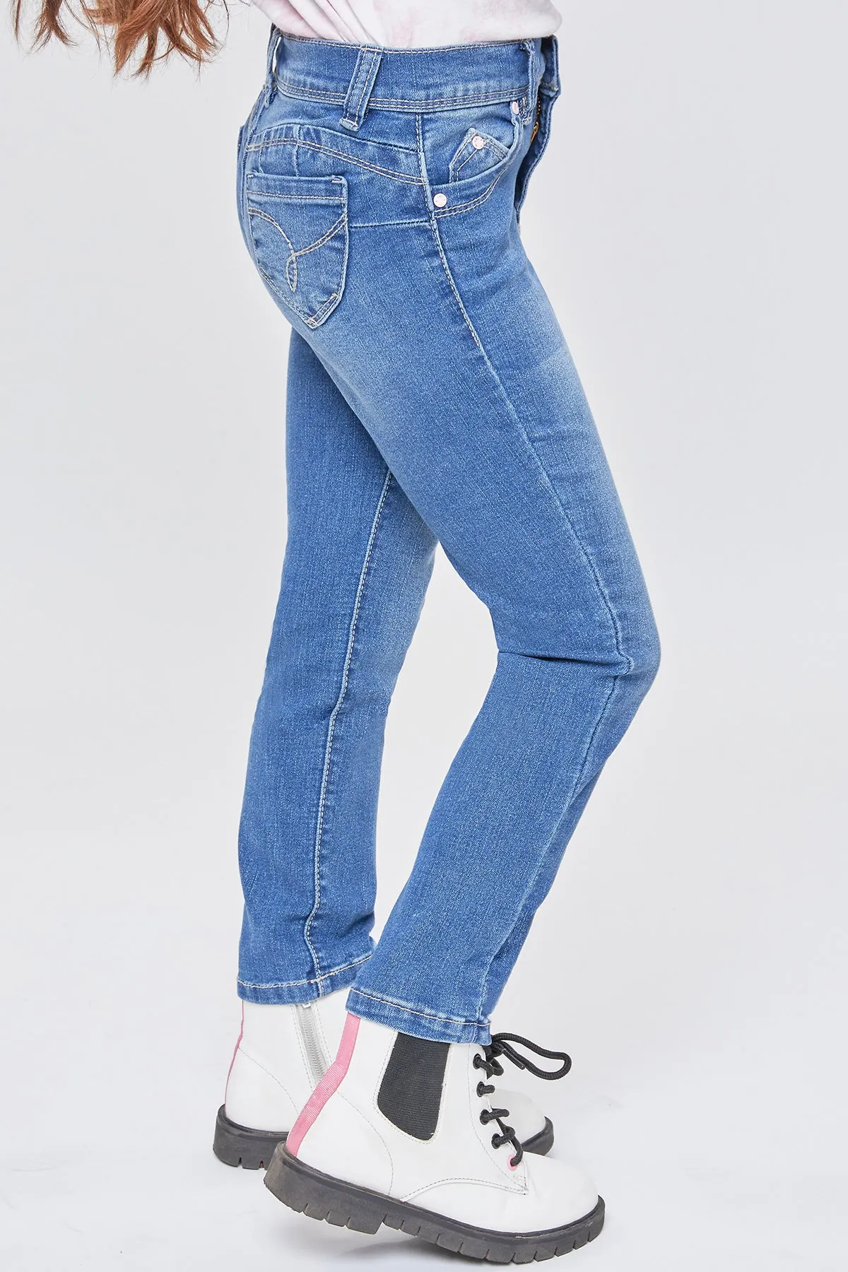 Baby Girls WannaBettaFit Sustainable Skinny Jean, Pack of 4