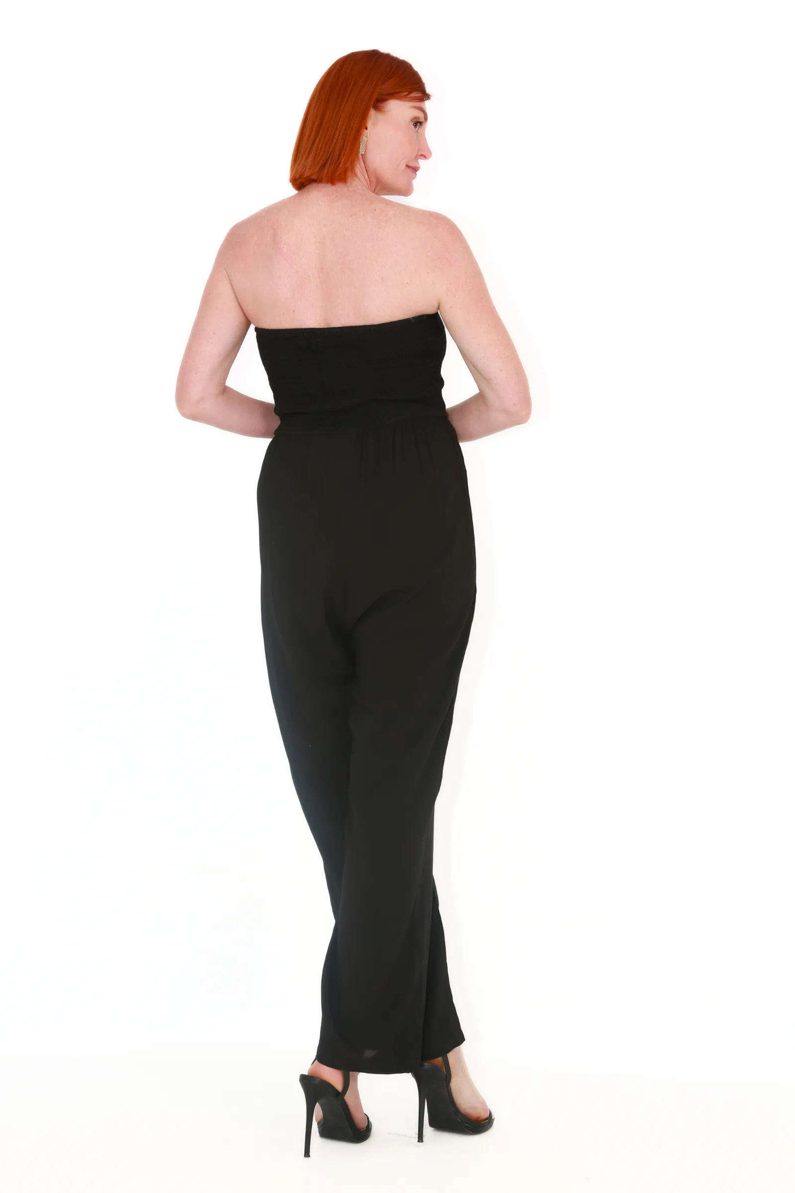 Beach Bunny boobtube jumpsuit -black