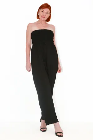 Beach Bunny boobtube jumpsuit -black