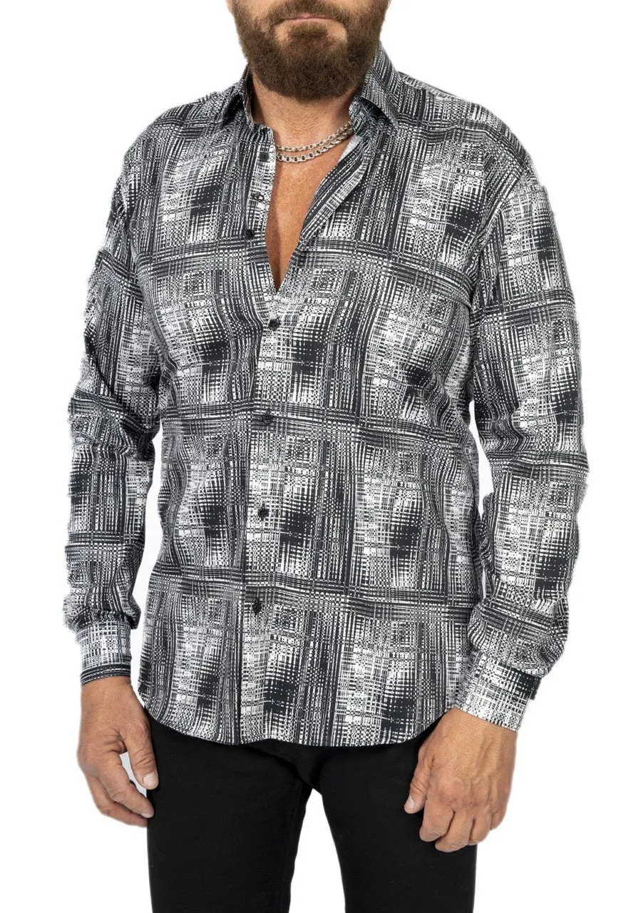 Black & White Retro 70’s Shirt