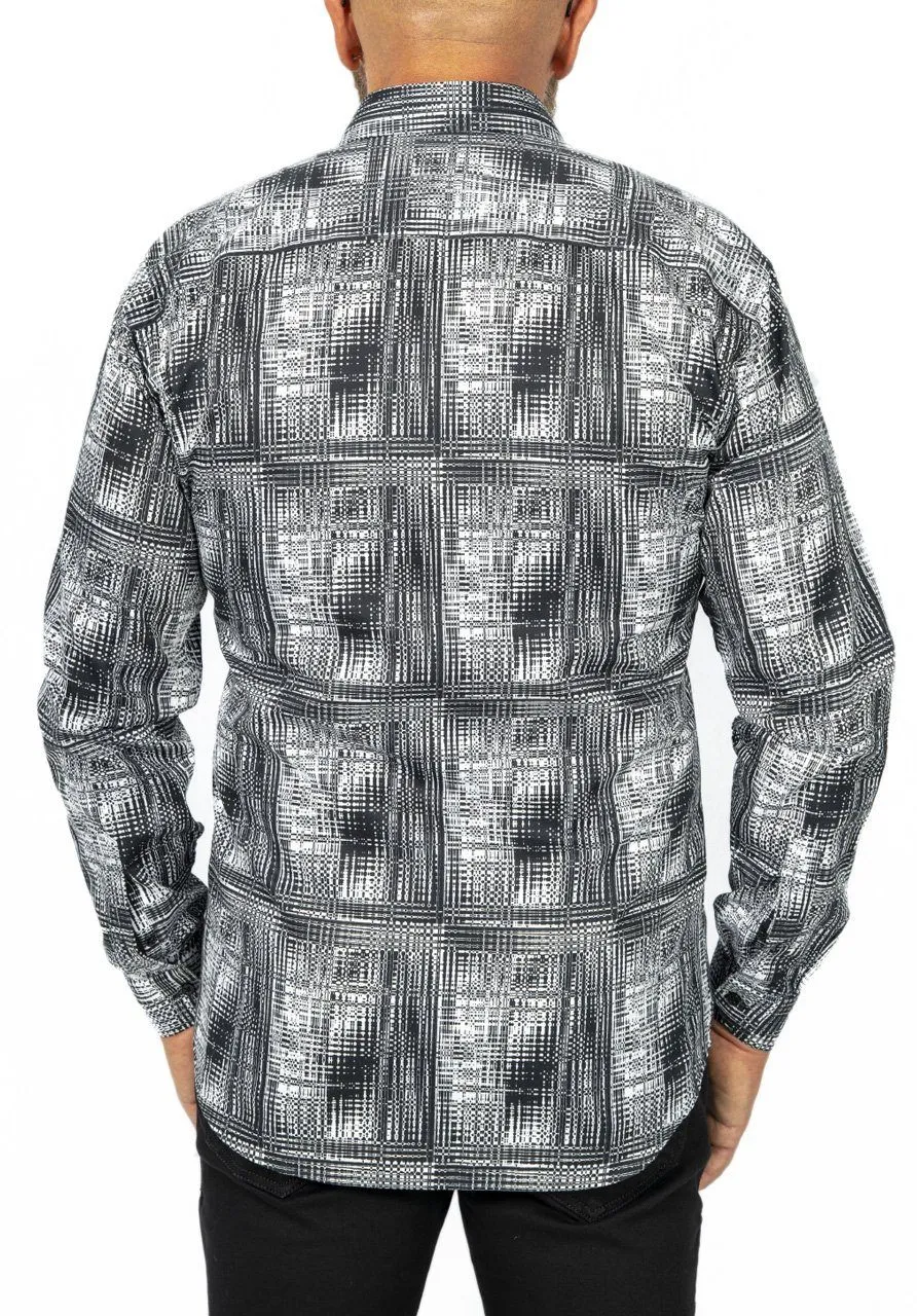 Black & White Retro 70’s Shirt