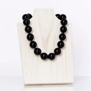 Black Ice Cooling Pearl Necklace