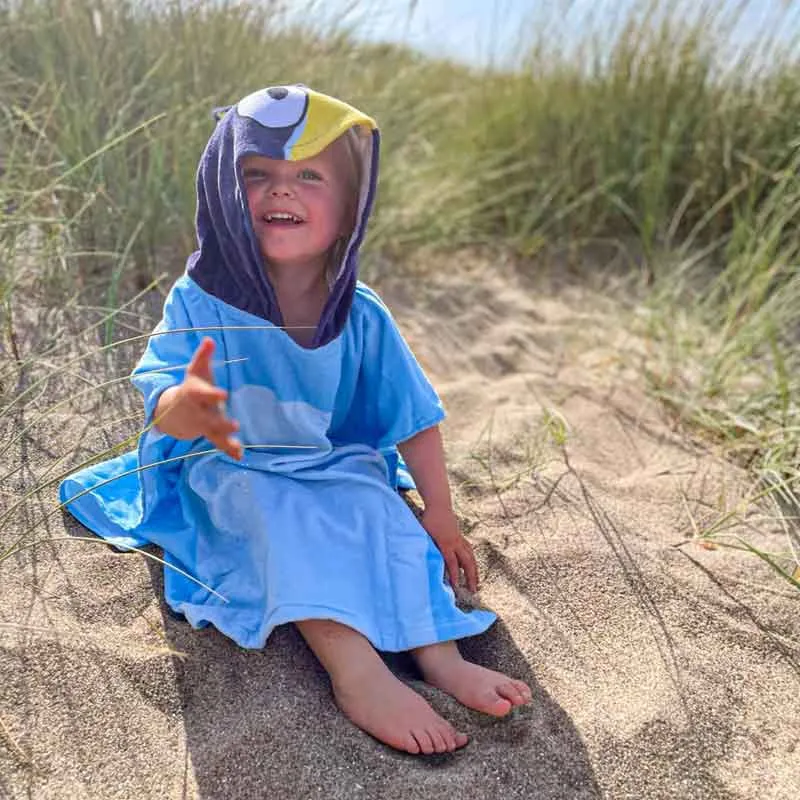 Bluey Children's Poncho Towel