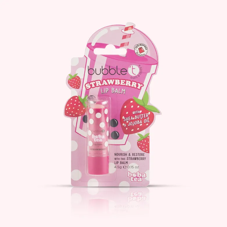 Boba Tea Strawberry Lip Balm