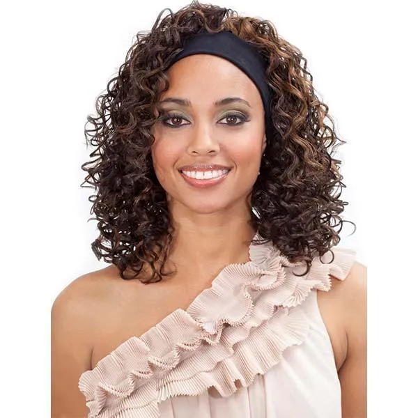 Bobbi Boss Hair Band Premium Synthetic Wig - M905C BADU CURL - Unbeatable