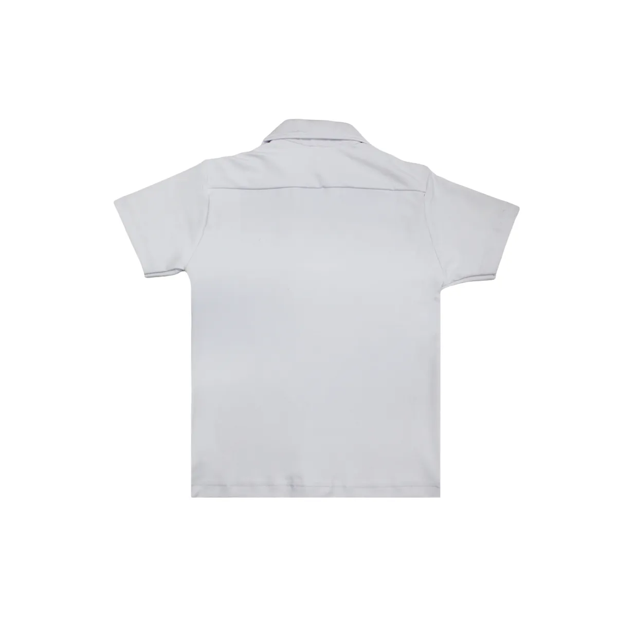 Boys White Dry-Fit Shirt for Comfortable and Stylish Wear