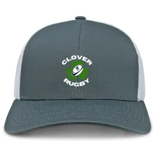 Clover Blue Eagles Rugby Retro Trucker Cap