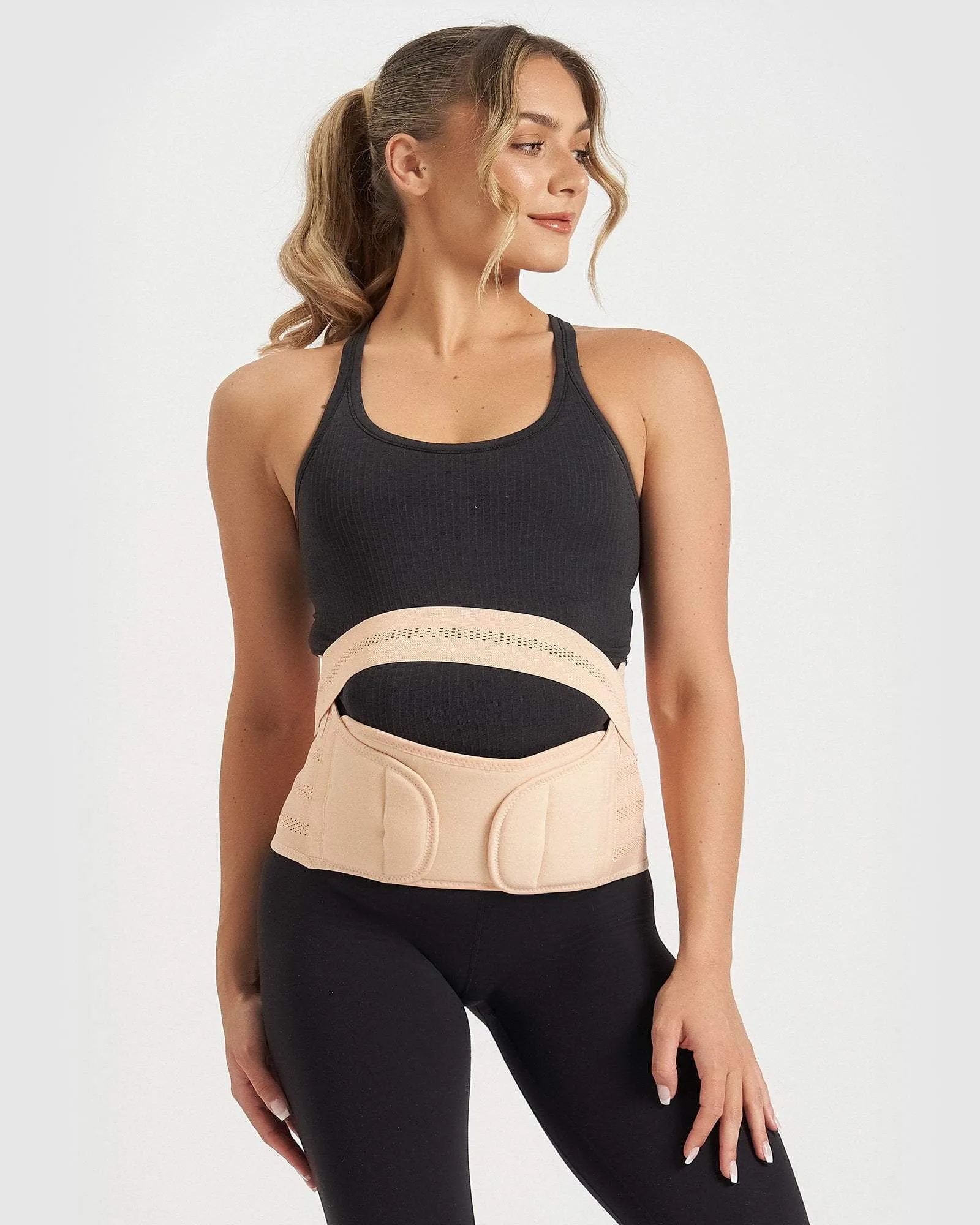 Core Trainer Maternity Belly Band Nude