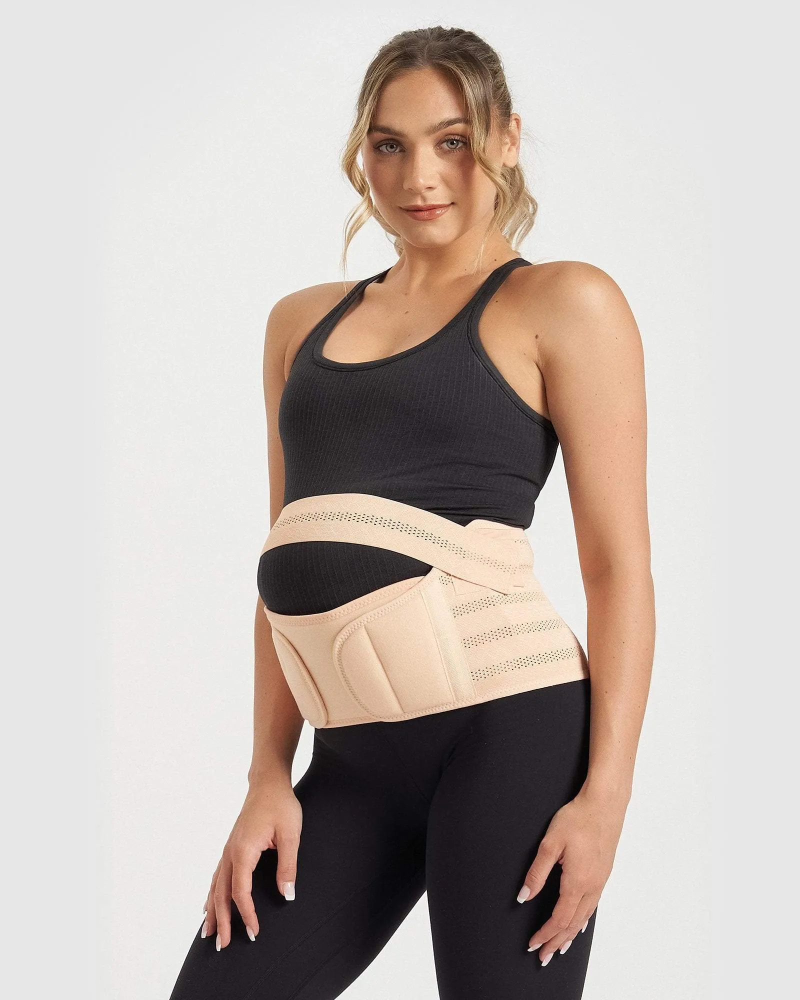 Core Trainer Maternity Belly Band Nude