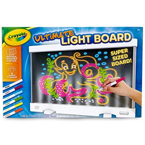 Crayola Ultimate Light Board for Drawing & Coloring, Kids Light Up Toys and Gifts, Ages 6, 7, 8, 9 White