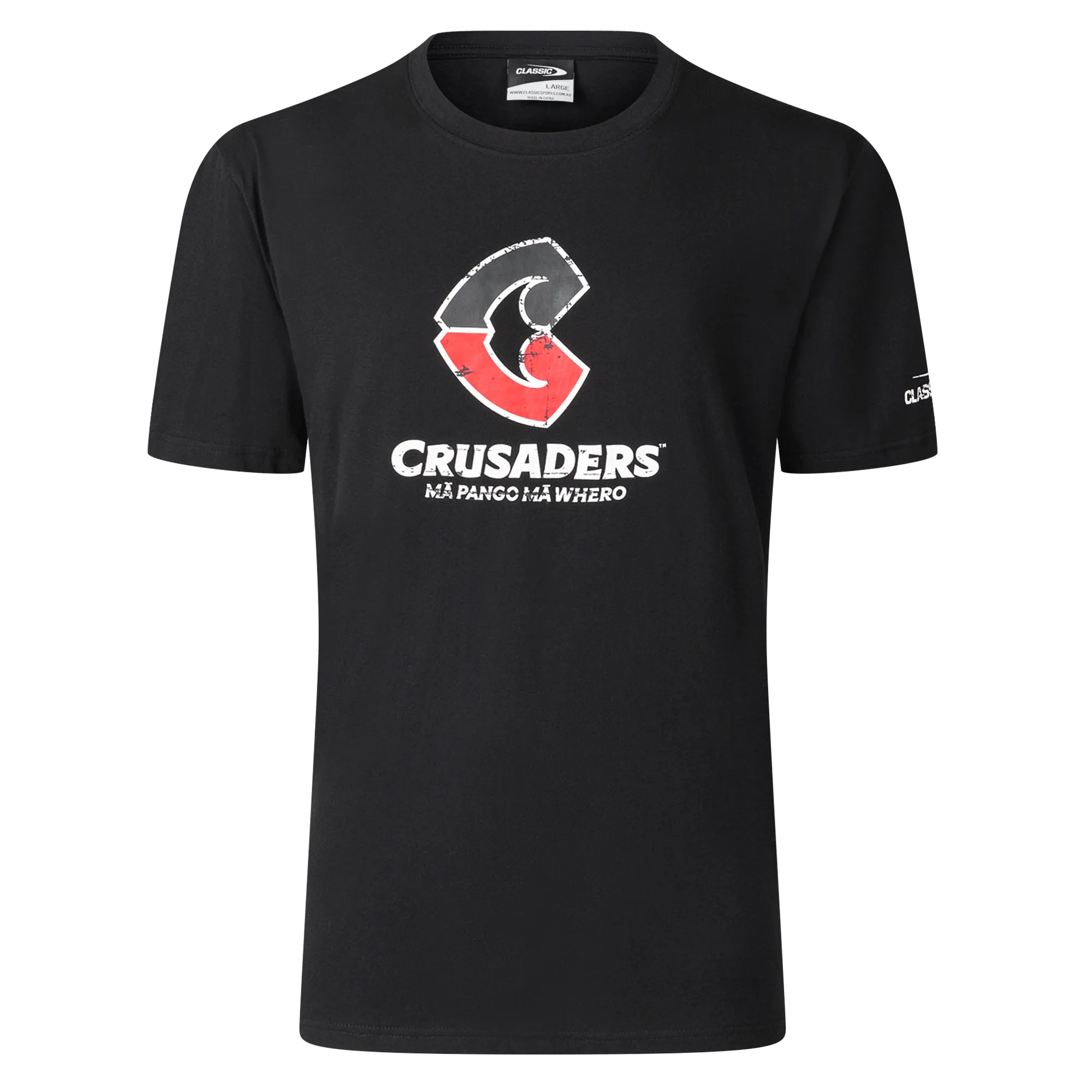Crusaders Super Rugby 25/26 Supporters Retro Cotton Tee by Classic Sportswear