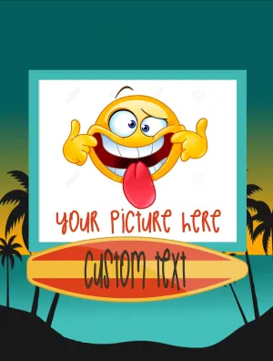 Custom Beach Life Fleece Blanket