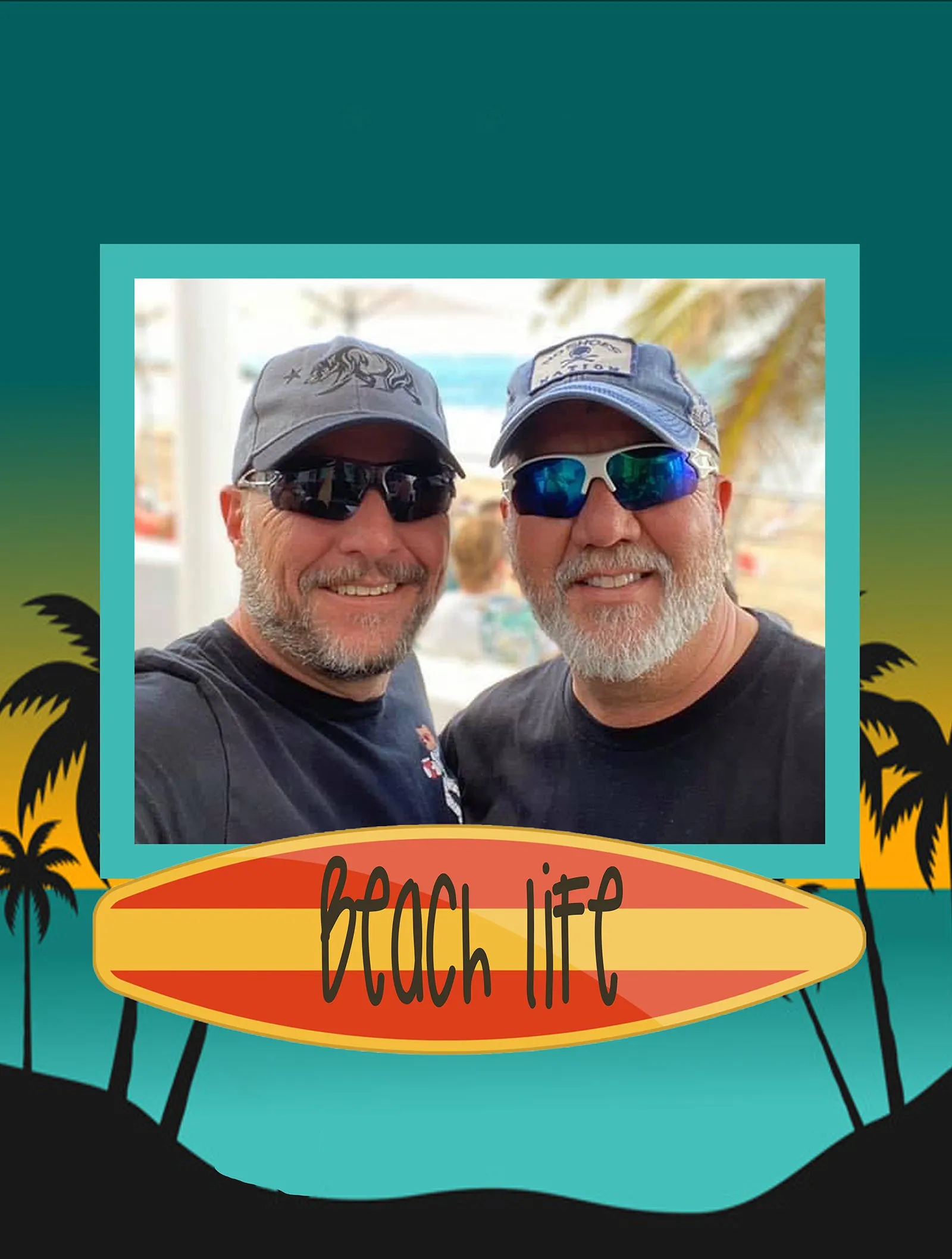 Custom Beach Life Fleece Blanket