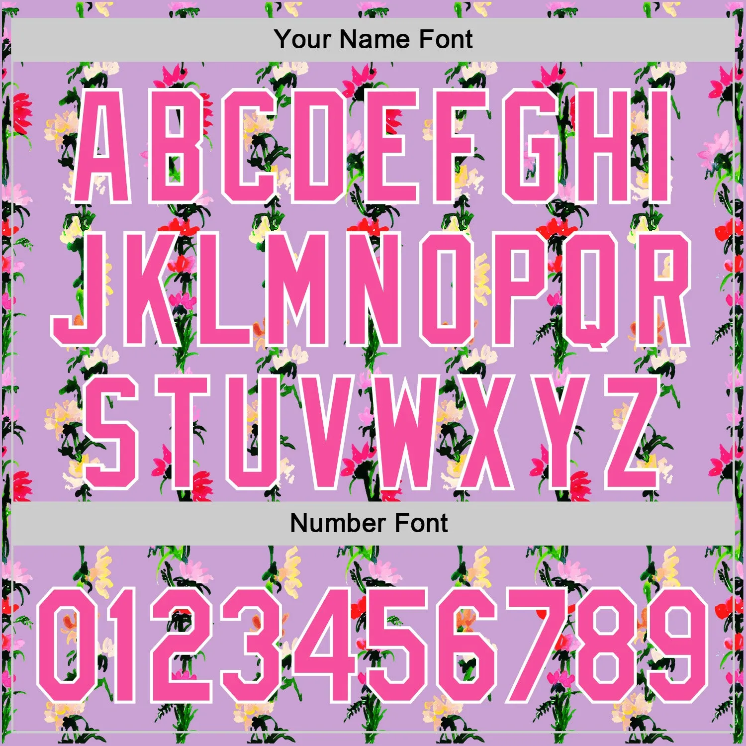 Custom Light Purple Pink-White 3D Tropical Hawaii Flower Authentic Baseball Jersey