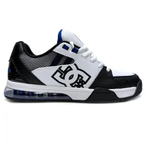 DC SHOES VERSATILE WHITE  BLACK BLUE TRAINERS