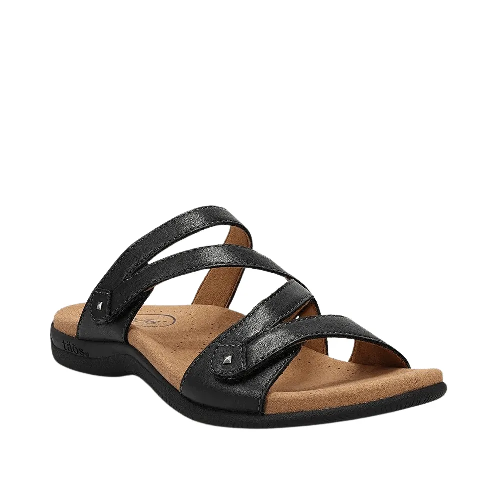 Double U | Leather | Black