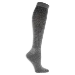 Dr. Scholl's Men's Graduated Compression Geometric Pin Dot Pattern Over the Calf Socks, 2 Pair Pack