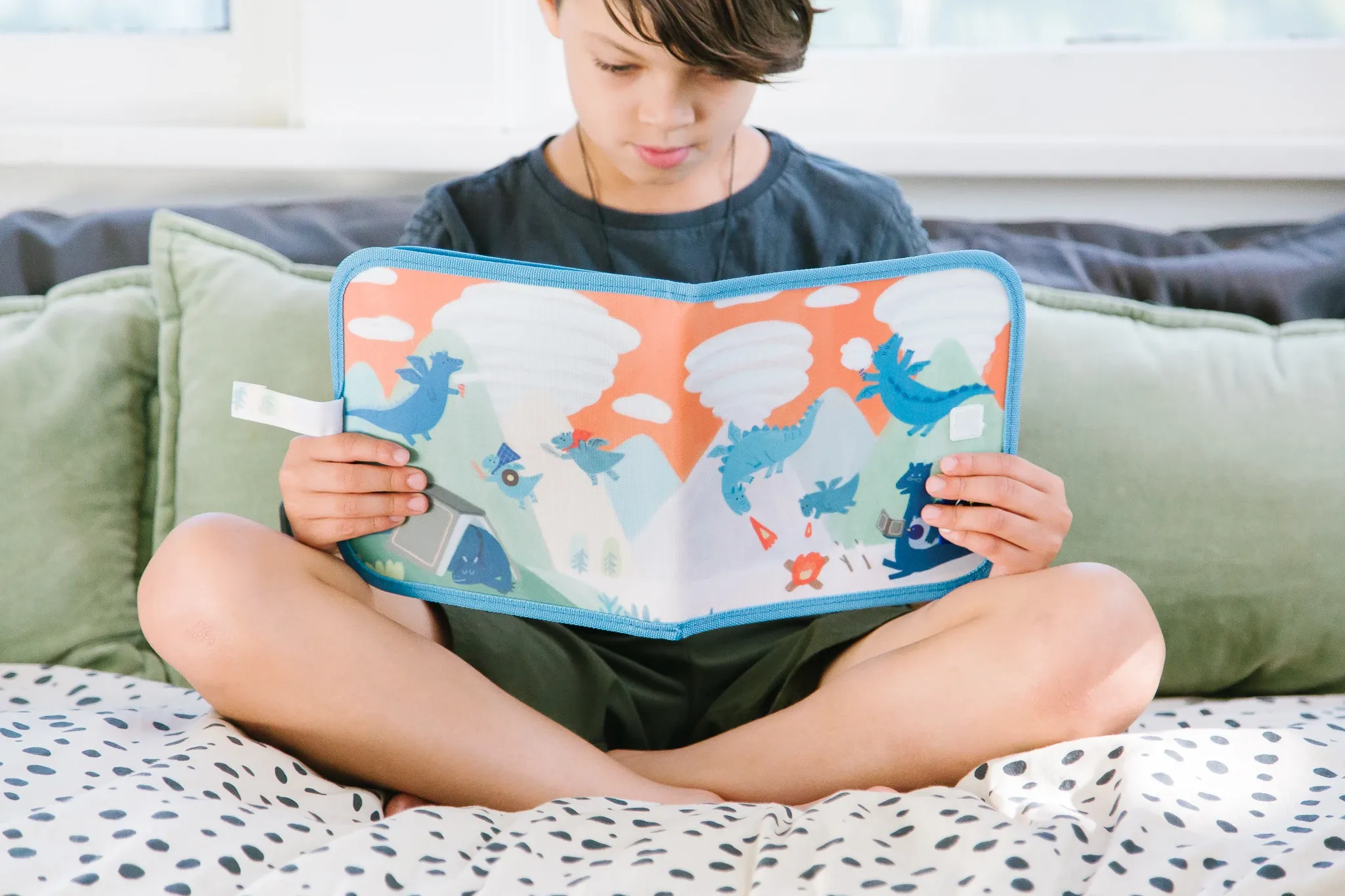 Dragons   Clouds Reusable Dry Erase, Wipe Clean Activity Book