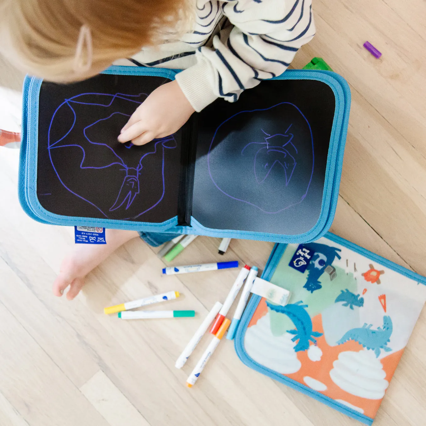 Dragons   Clouds Reusable Dry Erase, Wipe Clean Activity Book