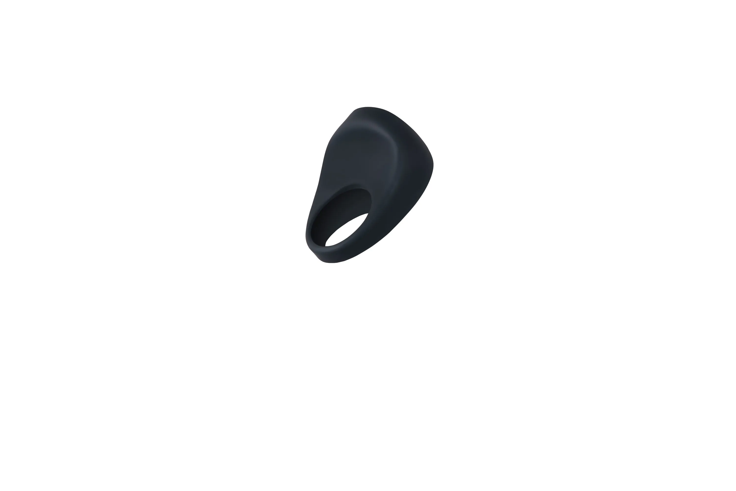 Driver Rechargeable Vibrating C-Ring - Black: Your Road to Shared Pleasure