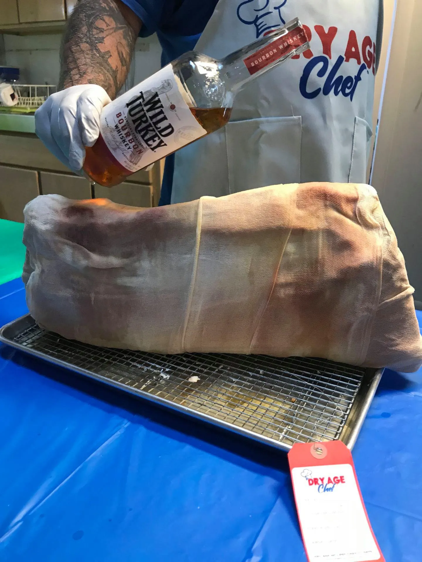 Dry Age Chef Bourbon Grade 50 Organic Cotton Cheese Cloth 72 sq. ft.