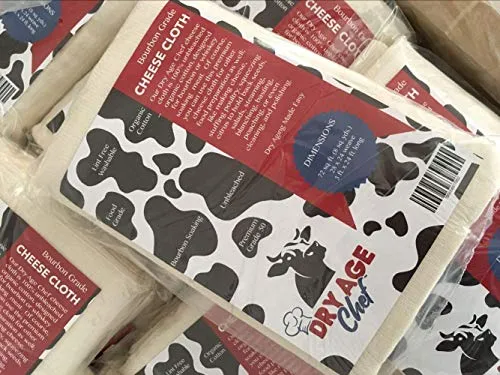 Dry Age Chef Bourbon Grade 50 Organic Cotton Cheese Cloth 72 sq. ft.