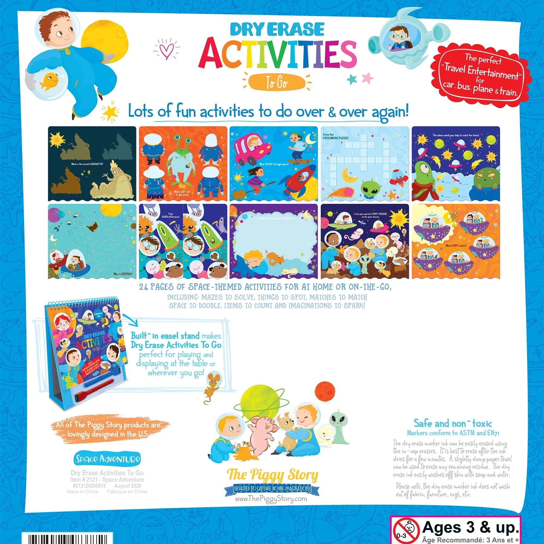 Dry Erase Activities to Go - Space Adventure