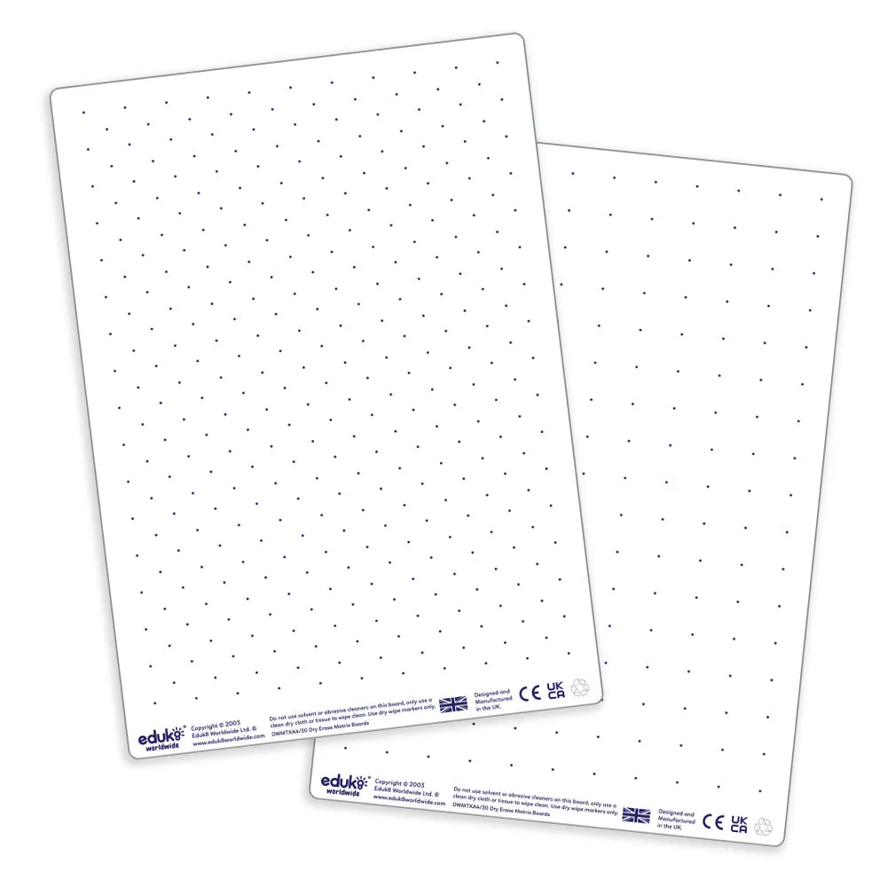 Dry Erase Teachers A2  Matrix Board