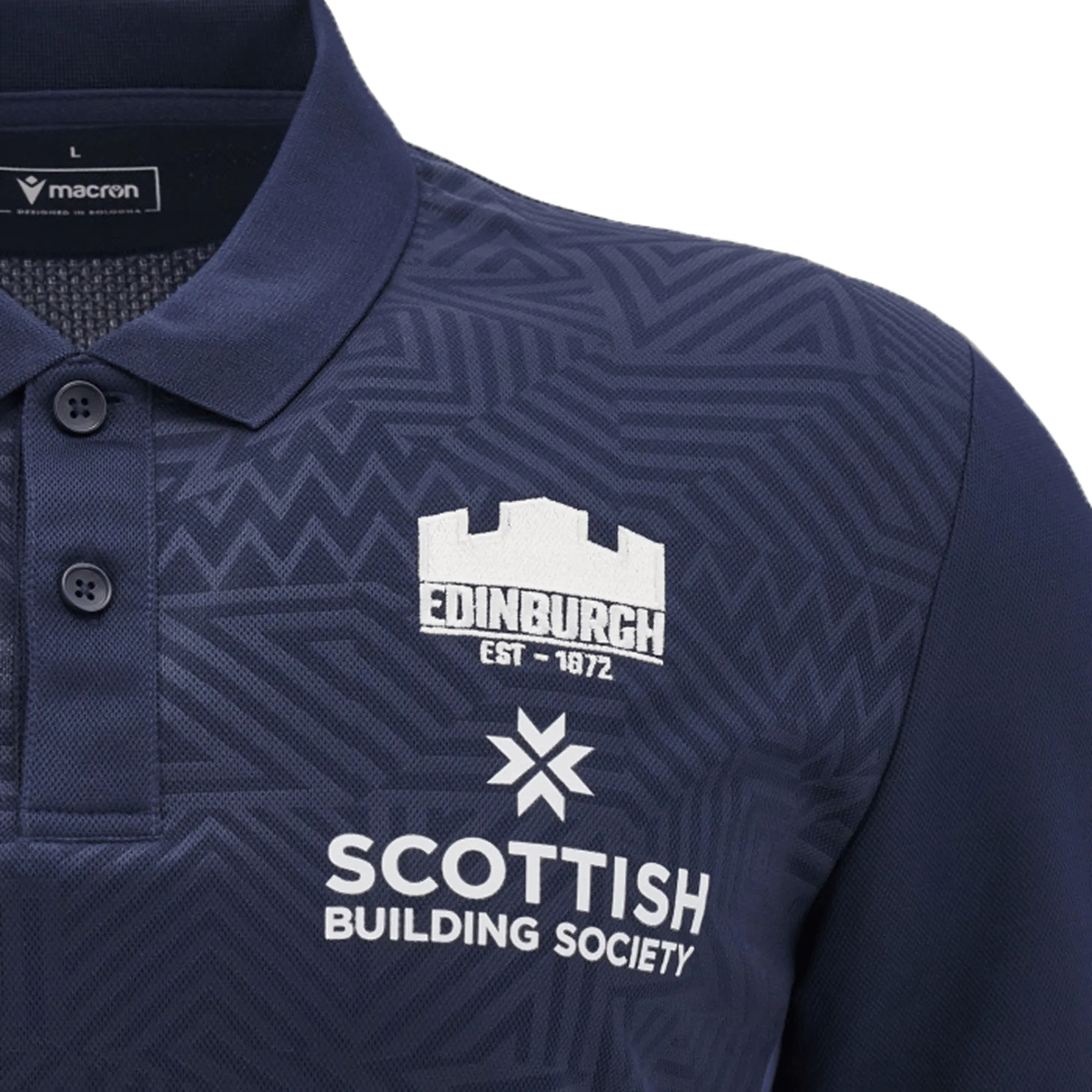 Edinburgh 24/25 Player Travel Polo by Macron