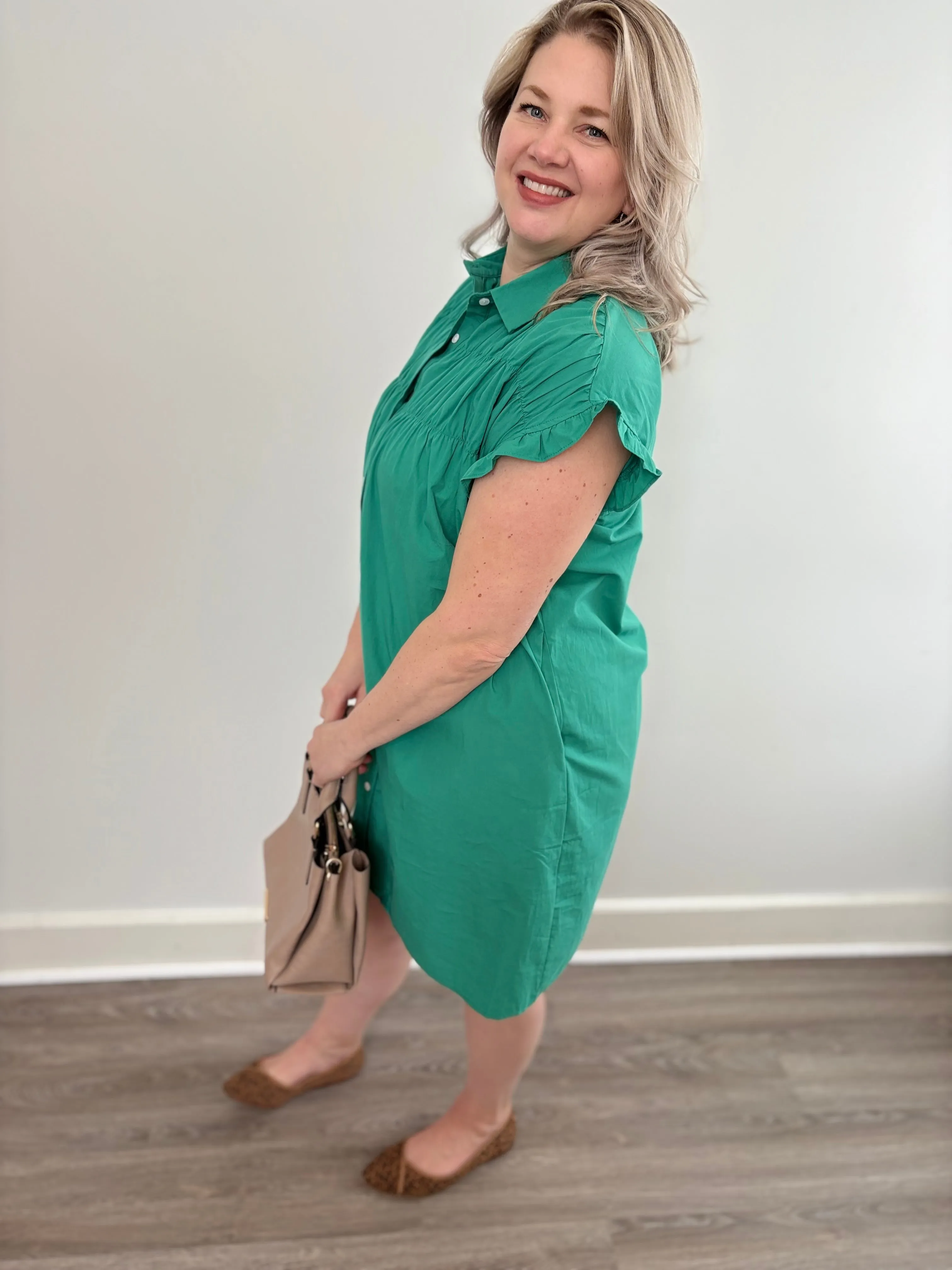 Emerald Breeze Dress