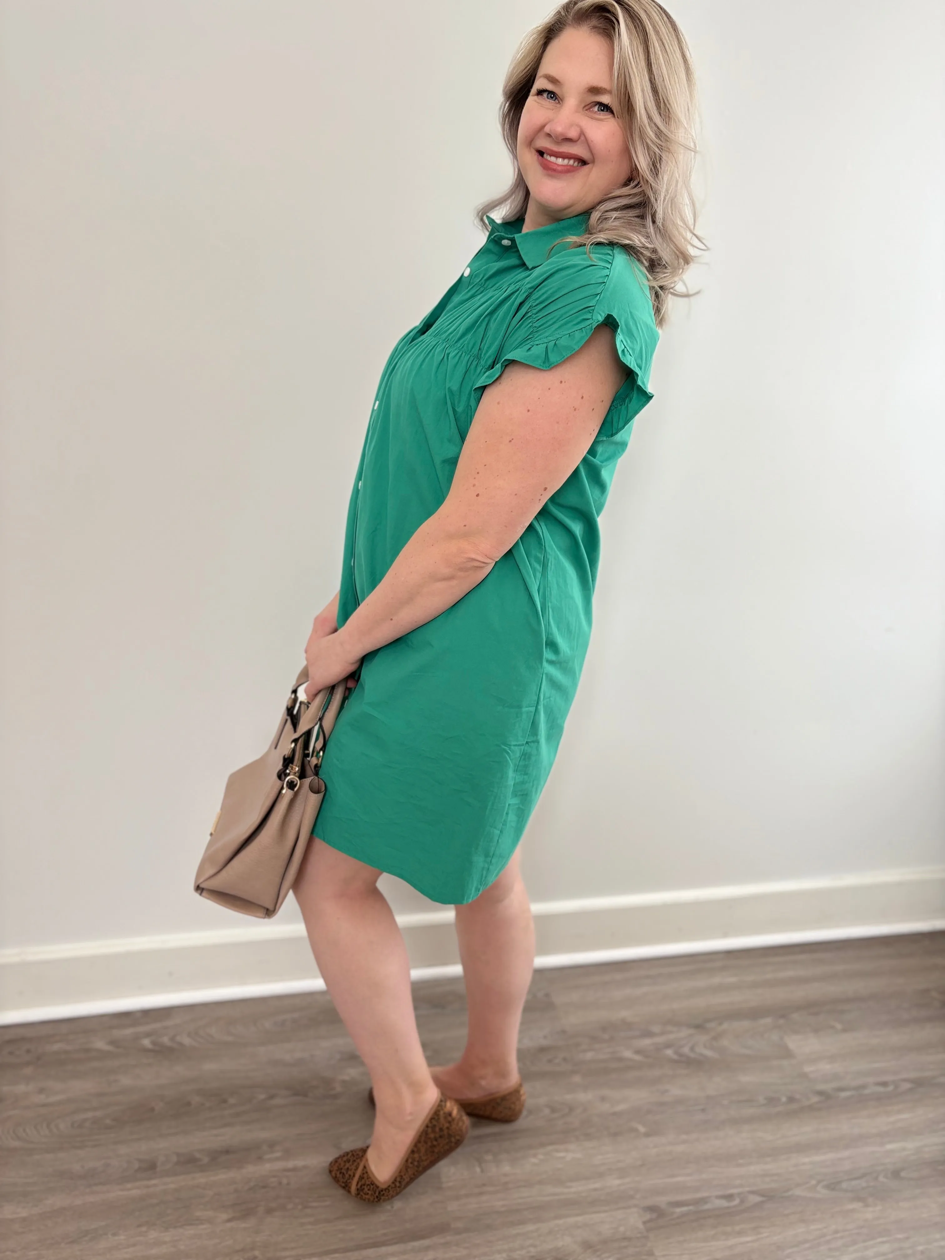 Emerald Breeze Dress