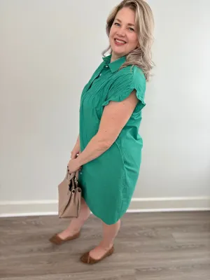 Emerald Breeze Dress
