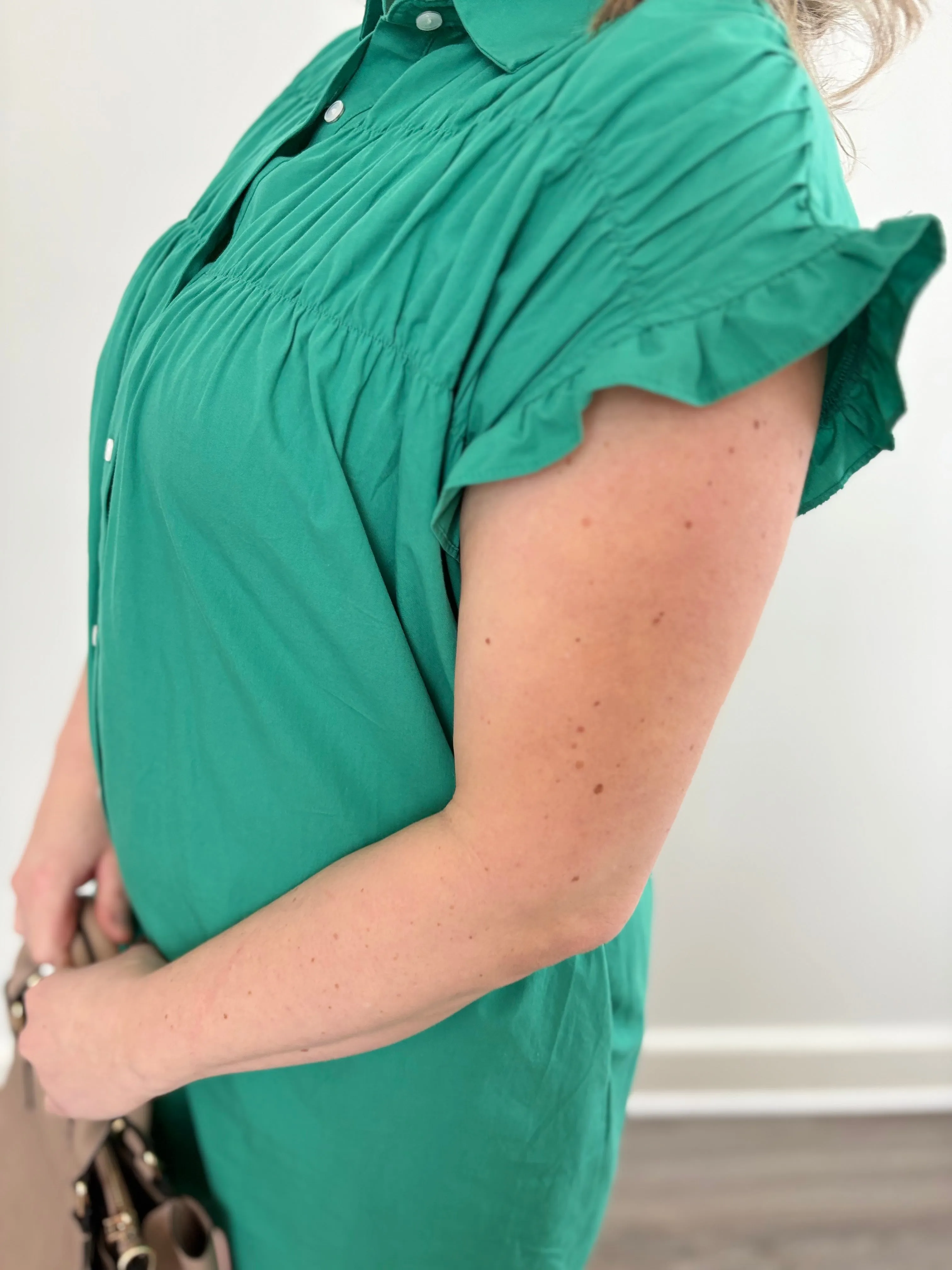 Emerald Breeze Dress