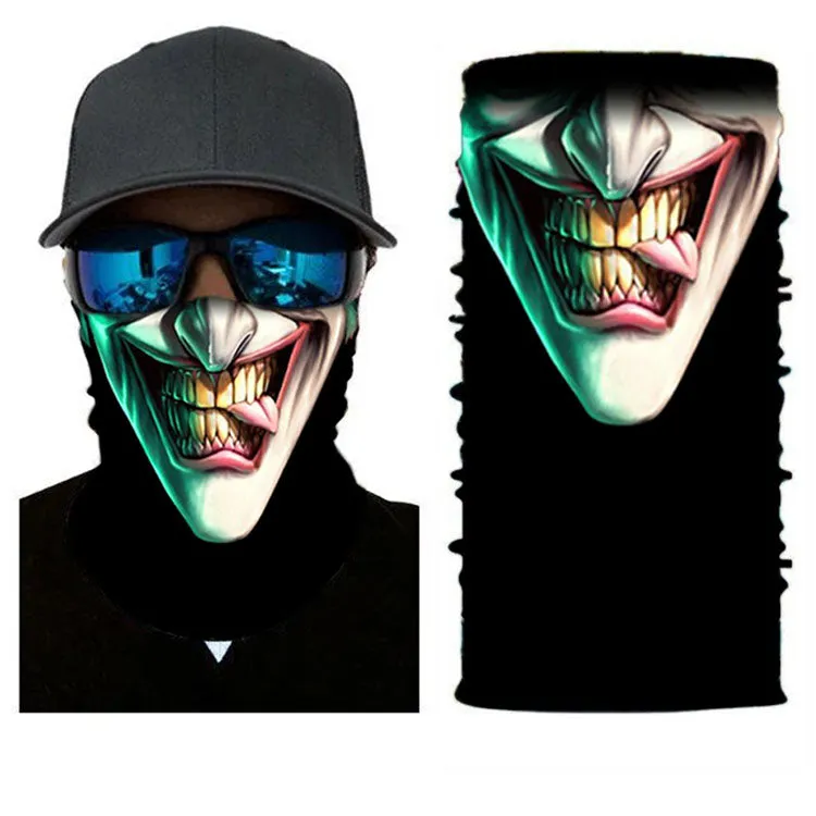 Face Shield Skulls Mask Scarf Fishing Cycling Balaclava Neck Gaiter