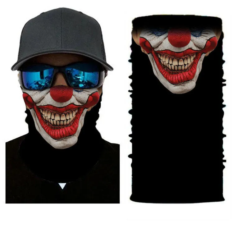Face Shield Skulls Mask Scarf Fishing Cycling Balaclava Neck Gaiter
