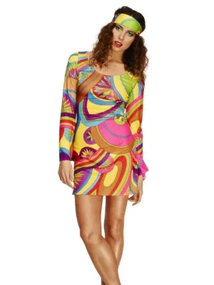 Fever 70s Flower Power Costume