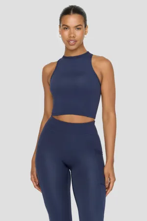 FORMTECH OPEN BACK RACER TANK - NAVY