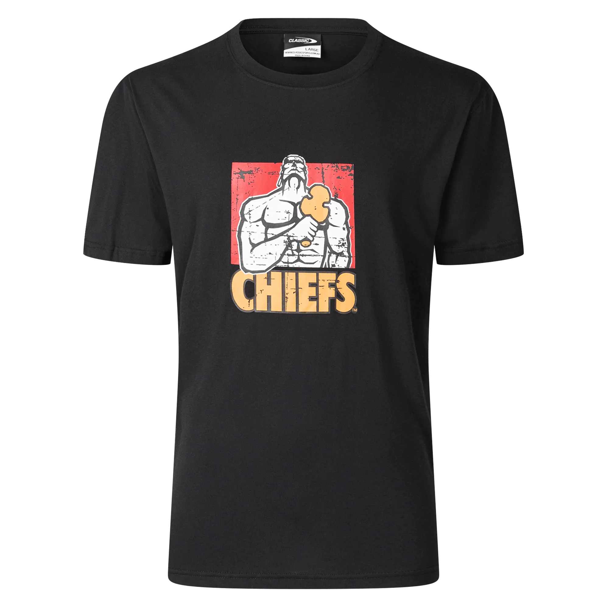 Gallagher Chiefs Super Rugby Supporters Retro Cotton Tee 25/26 by Classic Sportswear